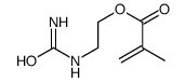2-甲基-2-丙烯酸-2-[(氨基羰基)氨基]乙酯 结构式