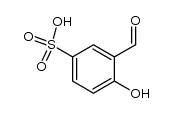 3-甲酰基-4-羟基苯磺酸 结构式