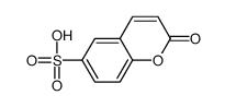 2-氧代-2H-1-苯并吡喃-6-磺酸 结构式