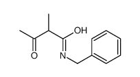 Butanamide, 2-methyl-3-oxo-N-(phenylmethyl)- 结构式