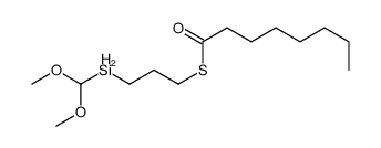 Octanethioic acid, S-[3-(dimethoxymethylsilyl)propyl] ester 结构式