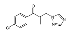 1-(4-氯苯基)-2-(1H-1,2,4-三唑-1-基甲基)-2-丙烯-1-酮 结构式