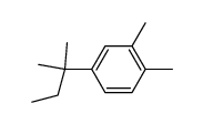 4-(1,1-二甲基丙基)-1,2-二甲基苯 结构式