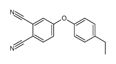 4-(4-乙基苯氧基)邻苯二甲腈 结构式