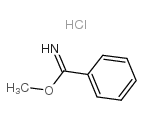 苯甲亚胺酸甲酯盐酸盐 结构式