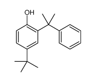 4-叔丁基-2-(1-甲基-1-苯乙基)苯酚 结构式