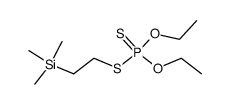 Phosphorodithioic acid, O,O-diethyl S-[2-(trimethylsilyl)ethyl] ester 结构式