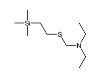 Ethanamine, N-ethyl-N-[[[2-(trimethylsilyl)ethyl]thio]methyl]- 结构式
