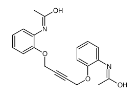 Acetamide, N,N'-[2-butyne-1,4-diylbis(oxy-2,1-phenylene)]bis- (9CI) 结构式