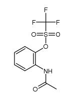 三氟甲磺酸 2-乙酰氨基苯酯 结构式
