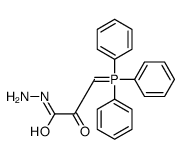 2-Oxo-3-(triphenylphosphoranylidene)propanoic acid hydrazide 结构式