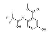 5-羟基-2-[(2,2,2-三氟乙酰基)氨基]苯甲酸甲酯 结构式