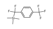 4-三甲基硅甲基三氟甲苯 结构式