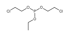Phosphorous acid, bis(2-chloroethyl) ethyl ester 结构式