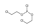 bis(2-chloroethyl) chlorophosphite 结构式