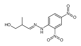 3-羟基-2-甲基丙醛 2-(2,4-二硝基苯基)腙 结构式