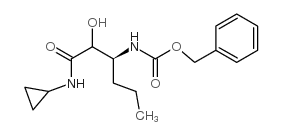 N-Boc-(1S)-3-[3-(3-异丙基-5-甲基-4H-1,2,4-噻唑-4-基)-外-8-氮杂双环环[3. 2.1]-8-辛基]-1-苯基-1-丙胺 结构式
