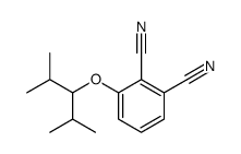 3-[2-甲基-1-(1-甲基乙基)丙氧基]-1,2-苯二甲腈 结构式