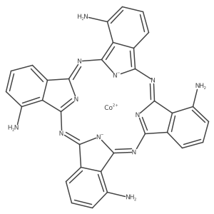 1,8,15,22-四氨基酞菁钴(II) 结构式