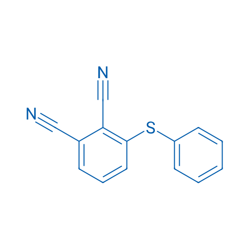 2,3-二氰基二苯硫醚 结构式