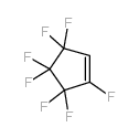 1,3,3,4,4,5,5-七氟环戊烯 结构式