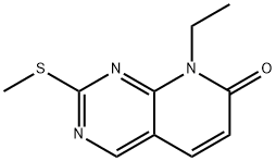8-乙基-2-(甲硫基)吡啶并[2,3-D]嘧啶-7(8H)-酮 结构式