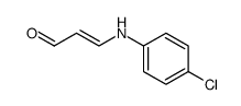 2-Propenal, 3-[(4-chlorophenyl)amino]-, (E)- (9CI) 结构式