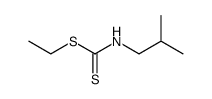 Carbamodithioic acid, (2-methylpropyl)-, ethyl ester (9CI) 结构式