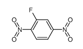 2-氟-1,4-二硝基苯 结构式