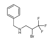 N-(2-溴-3,3,3-三氟丙基)苯甲胺 结构式