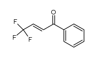 (Z)-4,4,4-三氟-1-苯基-2-丁烯-1-酮 结构式