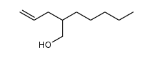2-(2-丙烯基)-1-庚醇 结构式