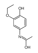N-(3-乙氧基-4-羟基苯基)乙酰胺 结构式