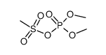Methanesulfonic acid, anhydride with dimethyl hydrogen phosphate (9CI) 结构式