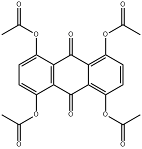 1,4,5,8-四乙酰氧基-9,10-蒽二酮 结构式