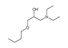 2-Propanol, 1-butoxy-3-(diethylamino)- 结构式