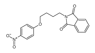 1H-Isoindole-1,3(2H)-dione, 2-[4-(4-nitrophenoxy)butyl]- 结构式
