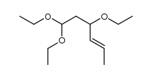 4,6,6-三乙氧基-2-己烯 结构式