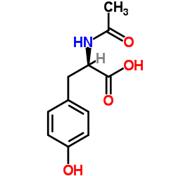 N-乙酰-D-酪氨酸 结构式