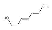 (NZ)-N-[(2E,4E)-hexa-2,4-dienylidene]hydroxylamine 结构式