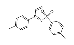 Benzenesulfonamide, N-[ethenyl(4-methylphenyl)-λ4-sulfanylidene]-4-methyl- 结构式
