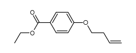 4-(3-丁烯-1-基氧基)苯甲酸乙酯 结构式