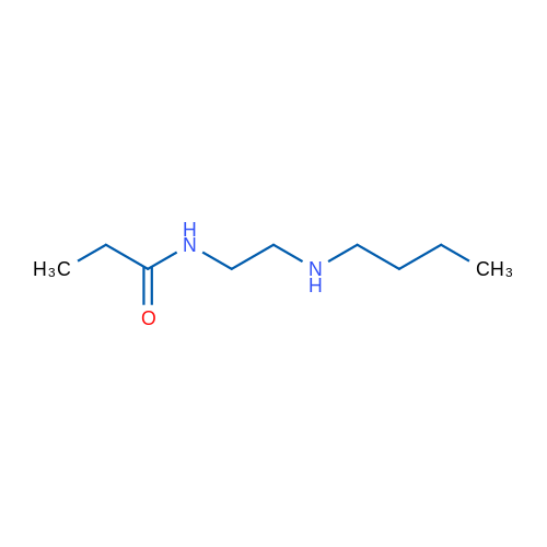 Propanamide, N-[2-(butylamino)ethyl]- 结构式