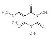 1,3-二甲基-5-[(二甲氨基)亚甲基]-2,4,6-(1H,3H,5H)-三氧代嘧啶 结构式