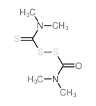 Thioperoxydicarbonicdiamide ((H2N)C(O)S2C(S)(NH2)), tetramethyl- (9CI) 结构式
