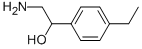 2-氨基-1-(4-乙基苯基)乙烷-1-醇 结构式