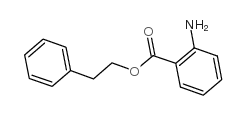 邻氨基苯甲酸苯乙酯 结构式