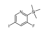 (3-氟-5-碘吡啶-2-基)-三甲基硅烷 结构式