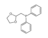 Phosphine, (1,3-dioxolan-2-ylmethyl)diphenyl- 结构式