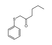 1-苯硫基-2-己酮 结构式